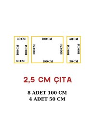 Resim Sade Tasarım Boyanabilir Çıta Hazır Kesim Anka128 