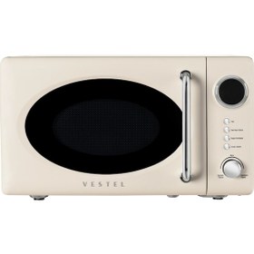 Resim VESTEL Md 20 Yd Retro Bej 20 Lt Mikrodalga Fırın 