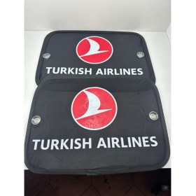 Resim Tky Baskılı Yan Cam Perde Aksesuar ’thy’ (Tüm Otolara Uygundur.) 