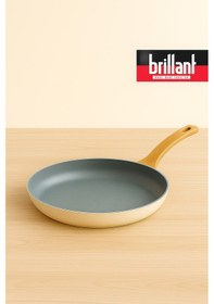 Resim Quantum Seramik Tava 24 Cm Krem 