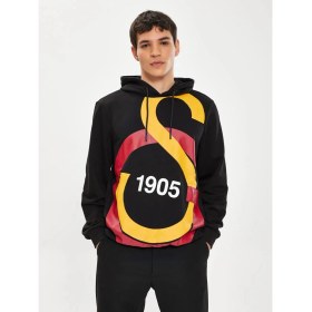 Resim Galatasaray Orijinal Büyük Logolu Sweat 5 Yıldızlı Parçalı Forma Ahşap Kutu Hediyeli 