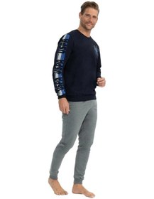 Resim U.s. Polo Assn. Erkek Uzun Kollu Baskılı Pijama Takımı 001 