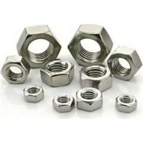 Resim M14 Galvanizli Çelik Somun Dın 934 Cl:6 50 Adet 