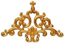 Resim Paket 60 cm Oval Saray Tavan Göbek Motifli Tavan Dekorasyon turuncu 