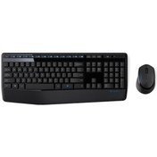 Resim Logitech MK345 Q Kablosuz Usb Siyah Multimedya Klavye Mouse Set 920-006514 