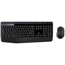 Resim Logitech MK345 Q Kablosuz Usb Siyah Multimedya Klavye Mouse Set 920-006514 