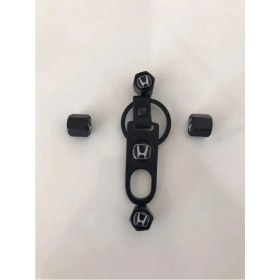 Resim Extra Market Honda Uyumlu Sibop Kapağı ve Anahtarlık Seti 