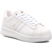 Resim Beverly Hills Polo Club PO-30162 Beyaz Bağcıklı Kadın Sneaker 