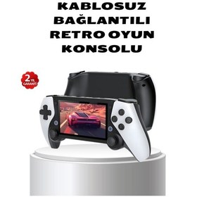 Resim Taşınabilir Retro Oyun Konsolu - 4.3 İnç Ekran, 64 Gb Hafıza Ve Klasik Oyun Arşivi 