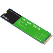 Resim Genel Markalar WD Green SN350, WDS500G2G0C, 500GB, 2400/1500, Gen3, NVMe PCIe M.2 2280, SSD 