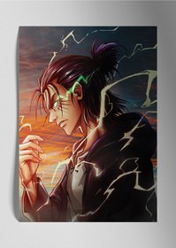 Resim Eren Yeager Anime - Metal Tablo 