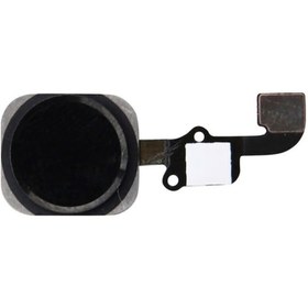 Resim Apple Uyumlu iPhone 6S Home Tuşu Touch ID Flex Sensör Orta Tuş Beyaz 