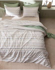 Resim Madame Coco Thayer King Size %100 Pamuk Ranforce Baskılı Nevresim Takımı - Bej 8684427294642 Ekru 