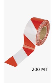 Resim Genel Markalar İKAZ ŞERİDİ KIRMIZI BEYAZ 200 MT 