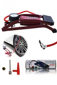 Resim RAXTOR Bisiklet Motorsiklet Top Şişirme Ayak Pompası 