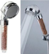 Resim Boncuklu Spa Su Tasarruflu Ve Arıtmalı Duş Başlığı Su Arıtma Filt (551195379) 