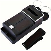 Resim Cloud011 Geniş Kapasiteli Siyah Araç Konsolu Düzenleyici İki Kapaklı Ve Bardaklık 