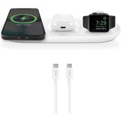 Resim Ttec AirCharger Trio 3’ü 1 Arada iPhone + Watch + AirPods Uyumlu Kablosuz Hızlı Şarj Aleti 
