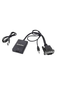 Resim Dark Analog Vga Ve Dijital Hdmı Aktif Dönüştürücü Dk-hd-avgaxhdmı2 