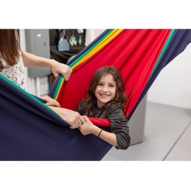 Resim Svava Acrobat Swing . Duyu Terapi Esnek Salıncak Hamak , 4 Renkli 4 Katlı Sakinleştirici Hamak 