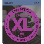 Resim D'Addario EPS520 Pro Steels Elektro Gitar Teli (9-42) 