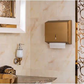 Resim ARGESAN Paslanmaz Çelik 400' Lük Z Katlama Havluluk-katlamalı Kağıt Havluluk Dispenseri 