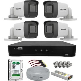 Resim Hikvision 4 Kameralı Hikvision Güvenlik Kamerası Full Set 