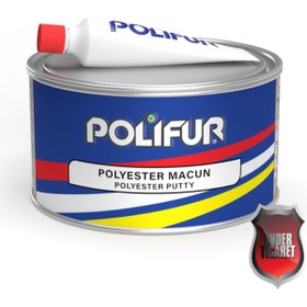 Resim POLIFUR Polyester Macun 1 Kg Sarı 
