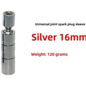 Resim Yunboo 3/8 El Tipi Manyetik Fonksiyonlu Universal Jointer 16mm Gümüş İşaret Çıkartma Aracı 