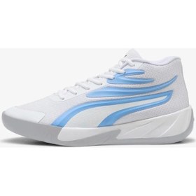 Resim Puma 31082909 Court Pro Whıte Blue Erkek Basketbol Ayakkabısı Beyaz 