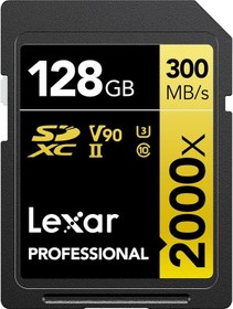 Resim Lexar 128gb Professional 2000x Sdhc Uhs-ıi Cards, Up To 300mb/s R 