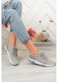 Resim EPAAVM - Fileli Gri Spor Ayakkabı - MİA2612 Gri 