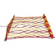 Resim Bahattedarik Polyester Ip Takım Renkli Hamak Sarı Kırmızı 180x90 Cm Kırmızı - Sarı 