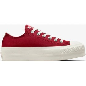 Resim Converse Chuck Taylor All Star Lift Hearts Kadın Kırmızı Platform SNEAKER.642 