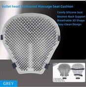 Resim Willowhaven Gri Universal Yazlık Motosiklet Sıcaklık Yalıtım Şok Emici Yastık Kül Rengi 