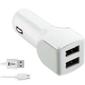 Resim Blax Bxe-353 2.1a Çift Usb Araç Şarj Cihazı Beyaz 