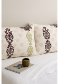 Resim Zenia Desenli 2 Li Yastık Kılıfı Pamuklu Kumaş Fermuarlı Diğer 