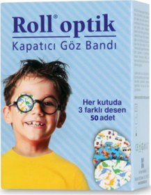 Resim Roll Optik Erkek Kapatıcı Göz Bandı 50 Adet 