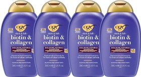 Resim OGX Dolgunlaştırıcı Biotin & Kolajen Şampuan (4 x 385 ml) 