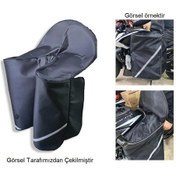 Resim Motosiklet Vitesli Universal Diz Örtüsü Termal-imperteks Kumaş 