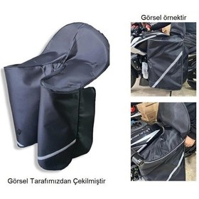 Resim Motosiklet Vitesli Universal Diz Örtüsü Termal-imperteks Kumaş 