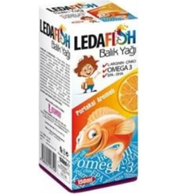Resim Ledapharma Ledafish Balık Yağı Portakal Aromalı 150 Ml 