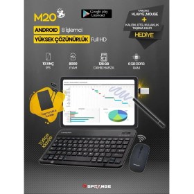 Resim Sprange Multi All In One 10.1" IPS Ekran | 8 Çekirdek | 6gb - 128 GB | Wi-Fi | Google Lisanslı Tablet 
