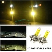 Resim H7 Jdm Süper Sarı Işık Far Ampul 12V 100W 