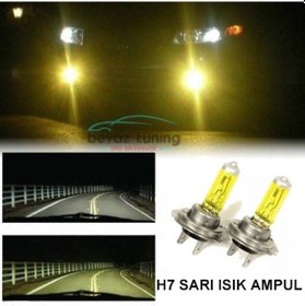 Resim H7 Jdm Süper Sarı Işık Far Ampul 12V 100W 