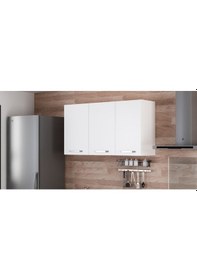 Resim Minar 130 Cm Mutfak Dolabı Beyaz 130-B1-Üst Modül Beyaz 