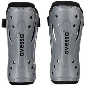 Resim Avessa 8104 Darbe Emici Tekmelik Çiftli Polybag Paketli Futbol Gri 