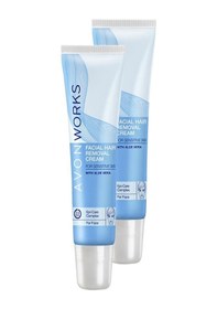 Resim Avon Works Yüz için Tüy Dökücü Krem 15 ML x 2 
