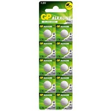 Resim GP GPA76 LR44 A76 V13GA AG13 1.5 V 10'lu Alkalin Düğme Pil 
