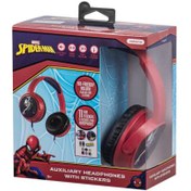 Resim Marvel Spıderman Kablolu Kulaklık Çocuk Kulaklığı Lisanslı Hediye Stıckerlı MV-6513-SM3 
